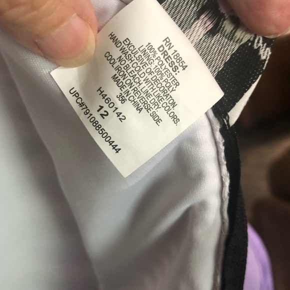 Rare Edition Zebra Print Size 12 Dress with Sparkle Top - Picture 4 of 5